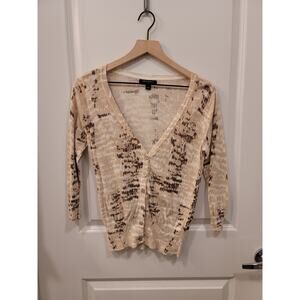 Banana Republic Animal Print Cardigan